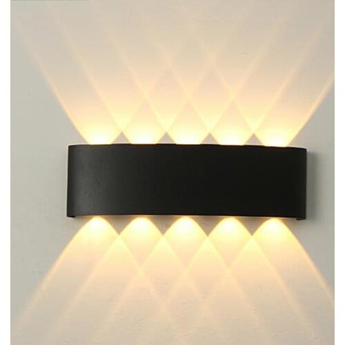 10W IP65 Waterproof Sconce LED Wall Light for Indoor Outdoor Garden Corridor Balcony Up Down Light