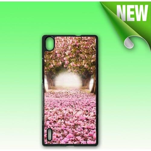 Wtsfwf DIY 2D Sublimation hard PC Blank Case for Huawei P7 with Aluminum Inserts 10pcs/lot