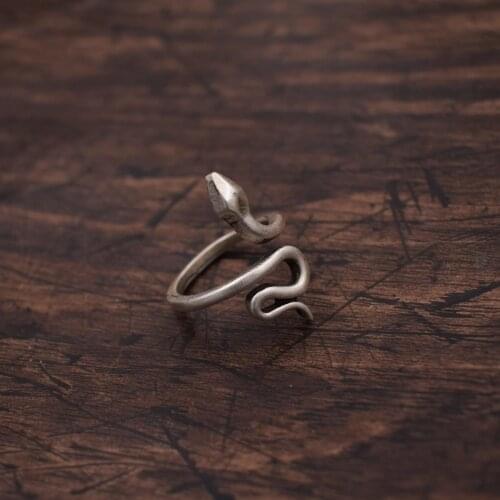 Goth Snake Ring Viking Serpent Gothic Pagan Jewelry For Women Gift SanLan 15pcs/lots