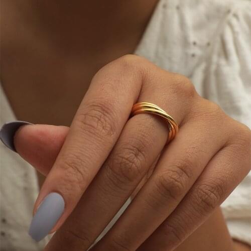 MANGOSKY 925 Silver Fashion Ring for Women Adjustable 1Piece