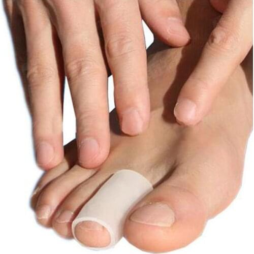 2pcs=1pair Silicone Hammer Toe Separator Corn Tube Gel Sleeves Separateur D'orteil Callus Blister-Bunions Sore Corns Protector