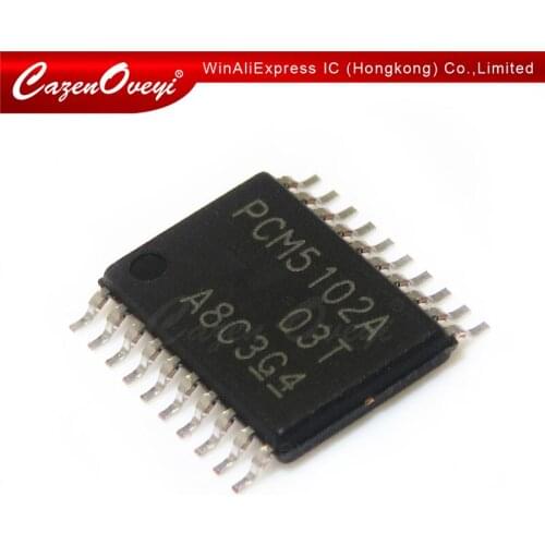 2pcs/lot PCM5102APWR PCM5102APW PCM5102A PCM5102 TSSOP-20 In Stock