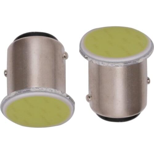 2Pcs P21W 1157 BA15D 1156 BA15S LED Turn Signal Bulb Cob Car Interior Light Parking Reverse Back Brake Lamp Super Bright 12V