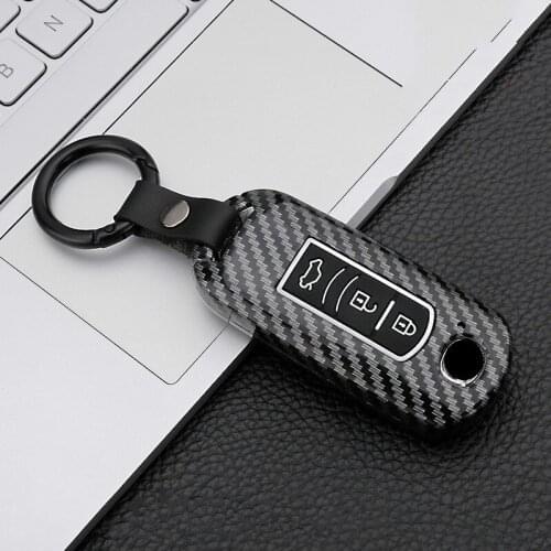 ABS Plastic+Silicone Remote Smart Car Key Case For Mazda 2 3 5 6 8 CX5 CX7 CX9 M2 M3 M5 M6 GT Keychain Keyring Key Holder Bag