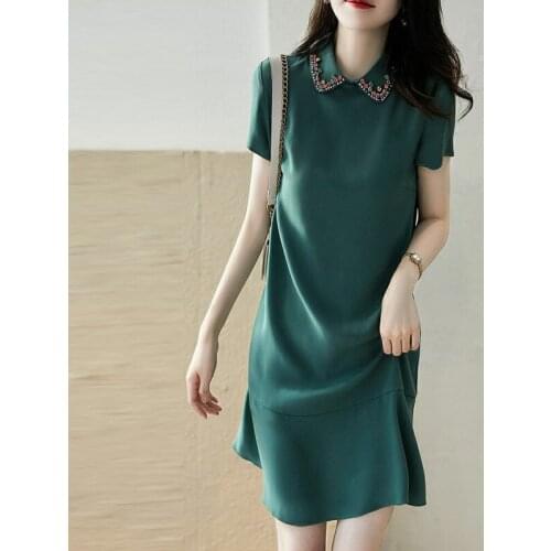 Зеленые летние платья ASRQXJM China At AliExpress