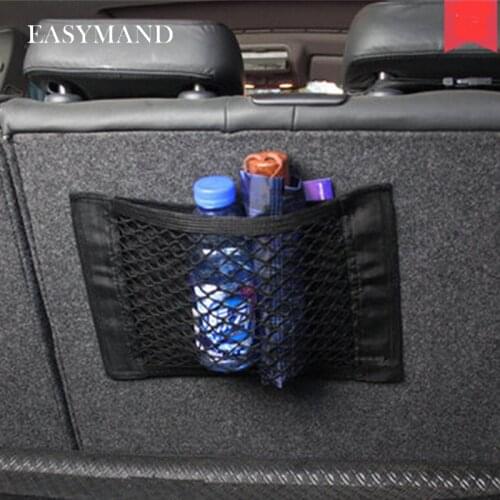 Car-Styling Trunk Seat Storage Net Pocket Bag For Land Rover Range Rover Evoque Freelander Discovery