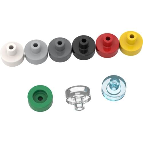 10PCS Assembles Particles 20482 Tile Round 1 x 1 Bricks Building Blocks DIY Education Assembly Parts Toys For Children Gifts