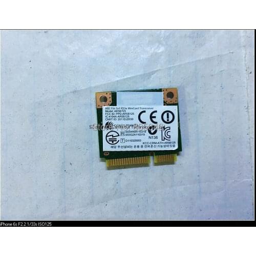 For ASUS X200CA laptop Atheros AR5B125 802.11 b/n 150Mbps Wireless Wifi Half Mini PCI-E Card