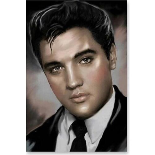 Elvis Presley Michael Jackson Rock singer actor Celebrity poster Decorative paintings Digital Painting Coloring classical bar