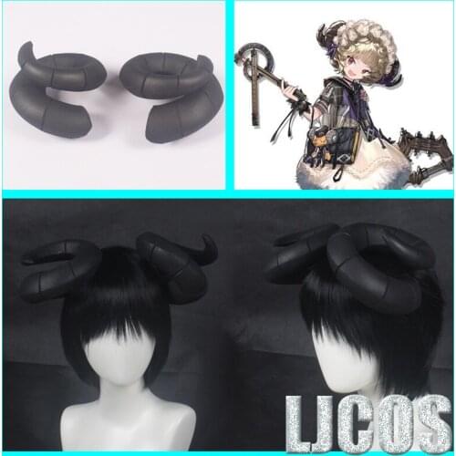 Hot Game Arknights Bena Horn Headdress Cosplay Props Halloween Christmas Gift Fancy Stage Performance Props Anime Decor