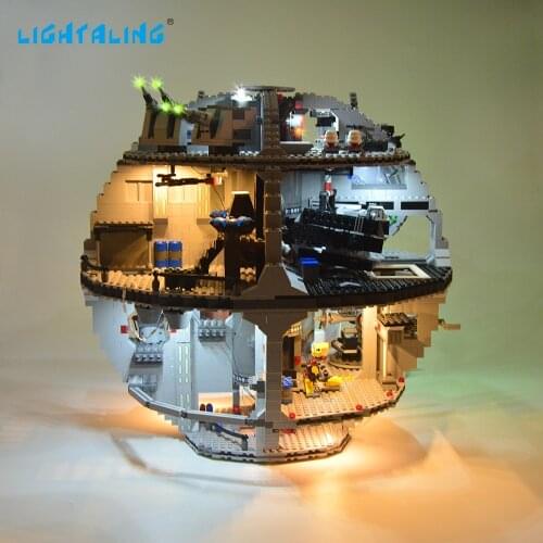 LIGHTALING Led Lighting Set For 10188 Star War Death Star Compatible With 05035 ,NOT Blocks Model