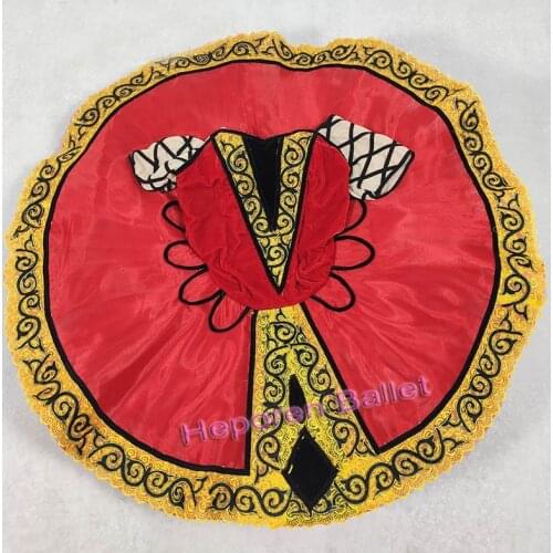 Red Pancake TUTU Firebird or Queen of Hearts Tutu,New Arrival Adult Top Performance Ballet Dance Costumes