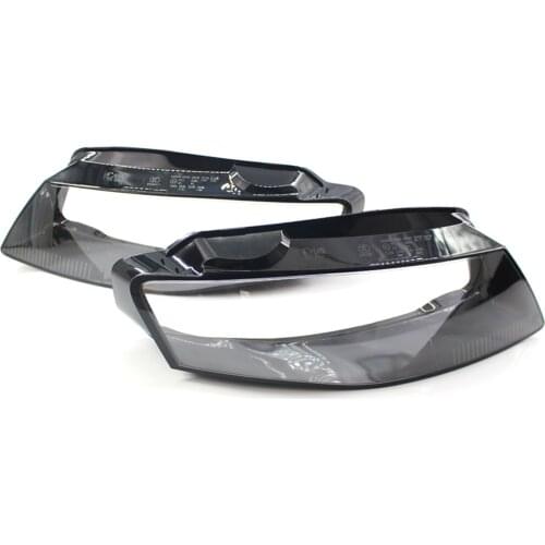 2pcs Car Headlight Lens Cover Shell for Audi A4 2009-2012 B8 Left Right Side Clear Lens Cover Head Light Lamp Lens Cover