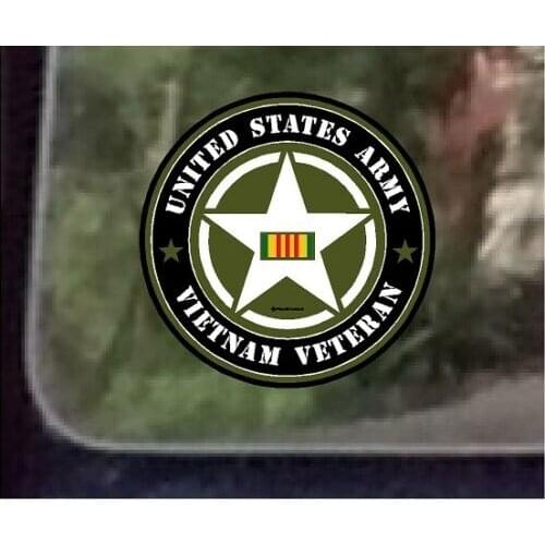 Hot Sell Pro Sticker United States Army Vietnam Veteran Decal Sticker Reflective PVC Vinyl Decals