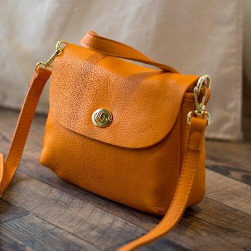 Small Crossbody Bags For Women 2021 Soft Genuine Leather Flap Shoulder Messenger Bag Female Fashion Purses Handbags Mini Bag