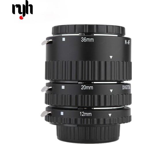 MK-N-AF1 Auto Focus Macro Extension Tube Ring for Nikon D7100 D7000 D5100 D5300 D3100 D800 D600 D300s D300 D90 D80 mk n af1 b
