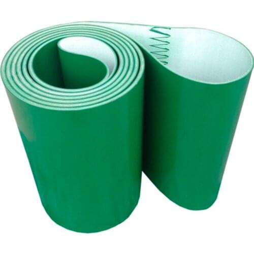 Can Customized)-3000x300x2mm PVC Green Transmission Conveyor Belt Industrial Belt