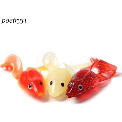 2018 new product POETRYYI 1pc length 6cm weight 5g fishing lures silicone baits fishing wobblers isca artificial pesca30