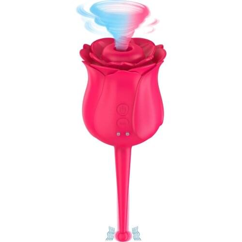New Rose Vibator Toy Nipple Clitoris Sucker, Sex Shop Rose Vibrators Sex Toys For Women Clit Stimulator Sucking Vibrator