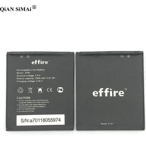 New High Quality A701 2500mAh battery For effire A7 phone + Tracking number