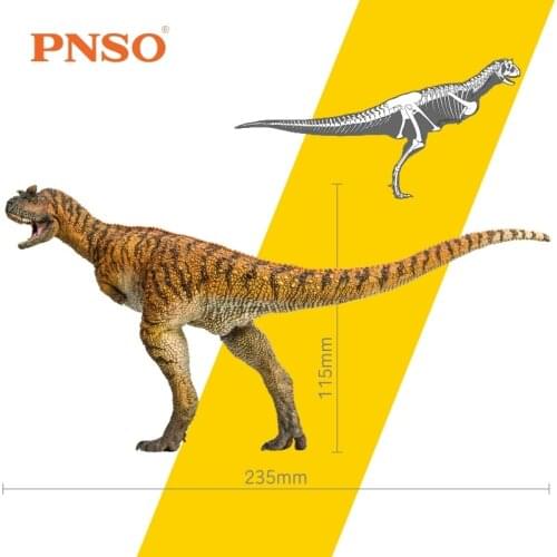 PNSO Domingo The Carnotaurus Dragon Dinosaur Model Classic Toys Prehistoric Ancient Animal Doll