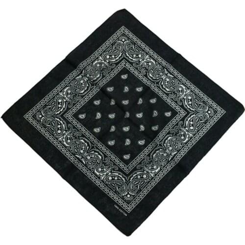 Outdoor Cycling Hiking Scarves Cotton Bandana Square Scarf 55cm*55cm Paisley Headband Printed For Women/Men/Boys/Girls