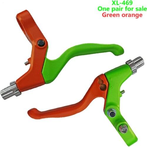 1Pair Lightweight Aluminum Bicycle BMX Brake Handle MTB Mountain Bike Cycling Brake Levers V/Disc Brake Levers Brakes Bike Part