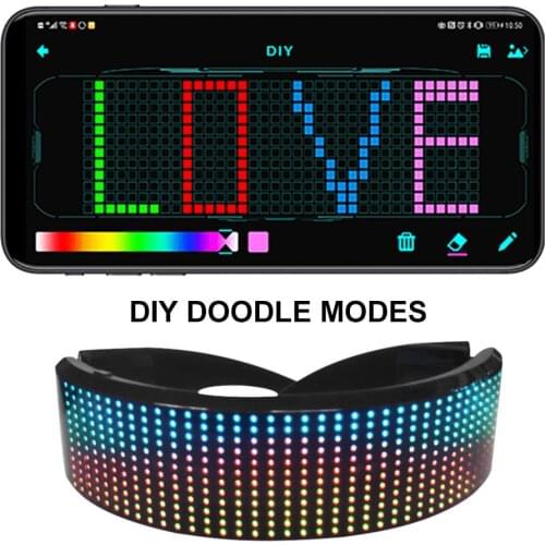 LED Light Up Eyeglasses Halloween Colorful EL Luminous GlassesFor Bar KTV Christmas Birthday Party New Year Decor Glow Props