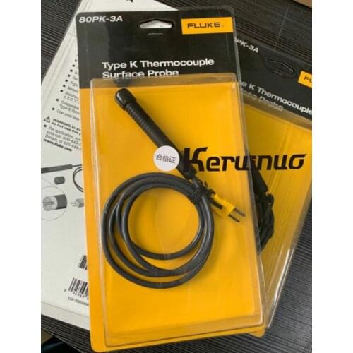 Type K Thermocouple Fluke 80PK-3A 80PK-1 PK11 80PK 80PK-EXT Surface Probe Type K Thermocouple Surface Probe