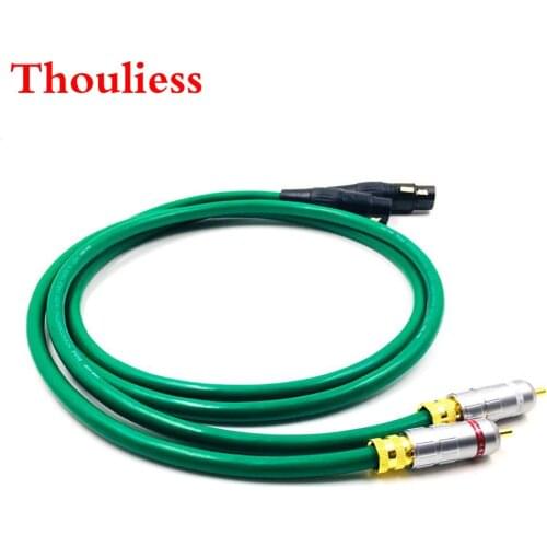 Thouliess Pair Type-1016 RCA to XLR Balacned Audio Cable RCA Male to XLR Female Interconnect Cable with MCINTOSH USA-Cable