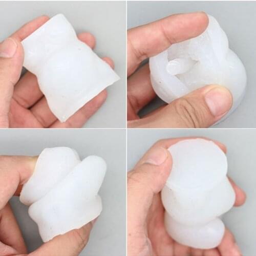 Bear Straw Topper Silicone Mold Fish Tails Silicone 8mm Straws Topper Molds Kit H58C