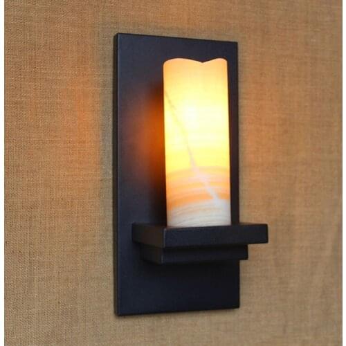 Japan nicho de parede wall lamp lustres bedroom light glass ball bedside aisle bedroom espelho home deco cabecero de cama