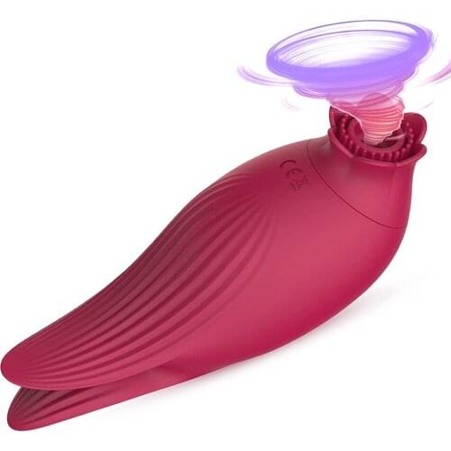 Rose Toy Sucking Vibrator Sex Toys for Women with 10 Intense Suction & 10 Strong Vibration Rose Clitorals Sucking Toys