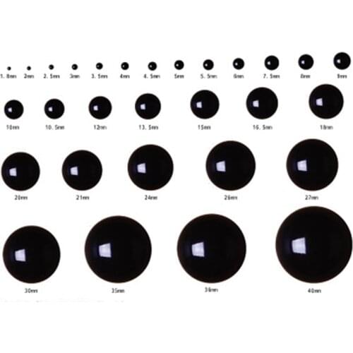 100pcs/set Flat Crystal Black Thread Plastic Crafts Safety Eyes for Teddy Bear Soft Toy Animal Doll DIY Accessorie For Toy eyes