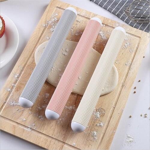 3 Colors Rolling Pin Large Stick Noodle Stick Baking Non-stick Noodle Rolling Pin Dumpling Accessories Household Gadget