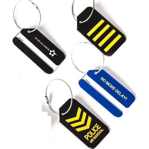 Luggage tag BOEING Airbus for Aviation Flight Crew Pilot