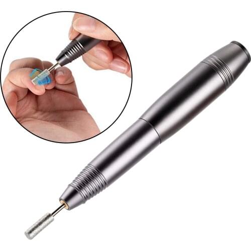 Safety Pen Shape Nail Drill Polisher Tool Manicure Portable Machine Kit