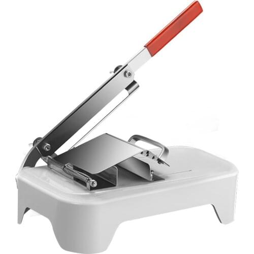 1 Piece Frozen Meat Slicer Manual Slicer Stainless Steel Ginseng Cutter Lamb Slicer Beef Slicer Vegetable Cutter Random Color