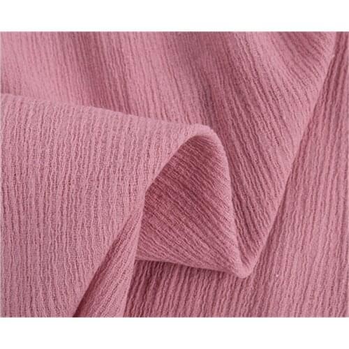 Cotton crepe dyeing cloth woven cotton crepe fabric for pants and fashion