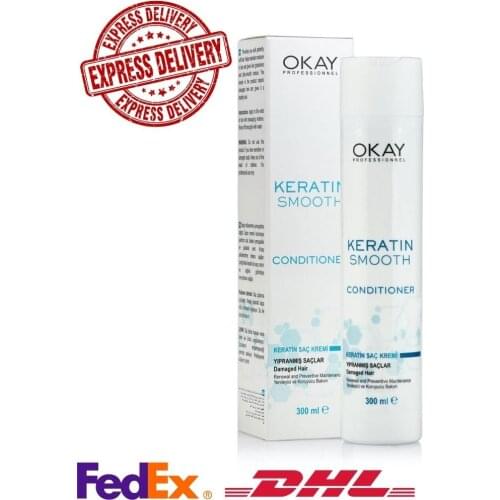 Keratin smooth repairing conditioner,300ml Shiny and smooth hair FAST DELIVERY