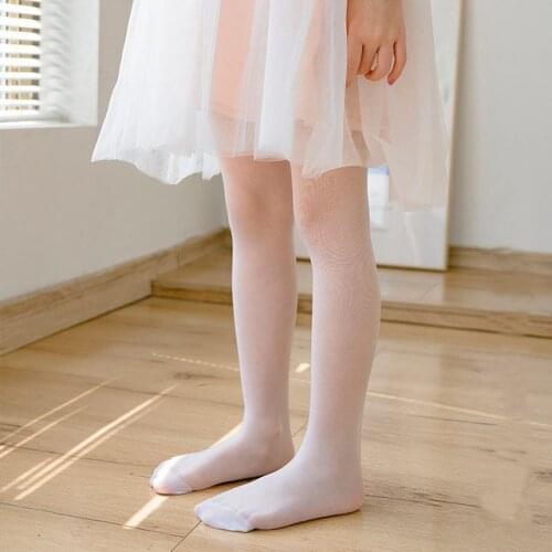 Children pantyhose summer silk thin arbitrary cut ultra-thin breathable kids girls tights dance pantyhose