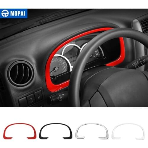 MOPAI ABS Car Interior Instrument Panel Dashboard Decoration Cover Ring Stickers for Suzuki Jimny 2007-2017 Car Accessories