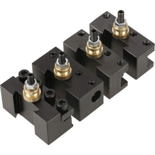 Mini Lathe Post Holder Kit Boring Blade Turning Facing Holder Set Handle Angle workpiece for Machine Quick Change Tool