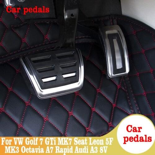 Accelerator Brake Pedals For Volkswagen VW Golf 7 GTi MK7 Seat Leon 5F MK3 Octavia A7 Rapid Audi A3 8V Passat Car Accessories