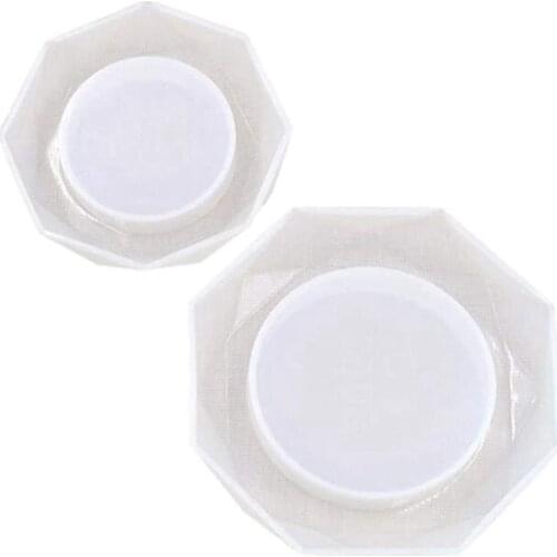 Ashtray Silicone Mold Art Craft Tools Clay Molds Home Decor Concrete Cement Mould Plant Storage Succulent Molds, 2PCS