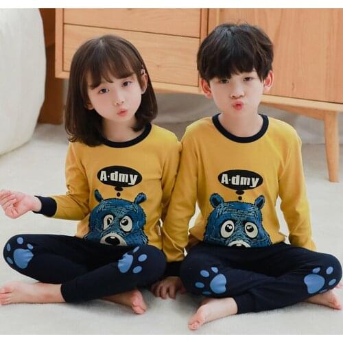 Winter Pajamas for 2-14 Years Kids Cotton Sleepwear Baby Night Suit Winter Pajama Kids Toddler Boy Pajamas Sleepwear Girl