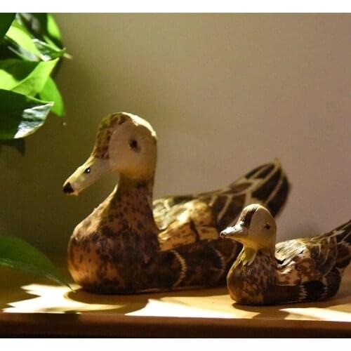 Home Furnishings Featured Folk Crafts Tea Pet Cute Duck High Quality Ornaments Special Gift