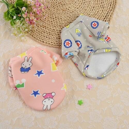 Animal Print Pet Clothes for Chihuahua Dogs Pets Clothing Small Dog Jacket Coat Winter Warm Sweatshirt Puppy Cat Pullover Perros