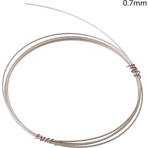 1 Meter 925 Sterling Silver Wire Jewelry Making 0.3/0.4/0.5/0.6/0.7/0.8/0.9/1/1.2mm Tarnish Resistant Silver Coil Wire