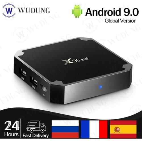 High Quality Android 9.0 TV BOX X96 Mini 2GB 16GB Amlogic S905W Quad Core 2.4GHz WiFi Smart X96mini Set Top Box no app include